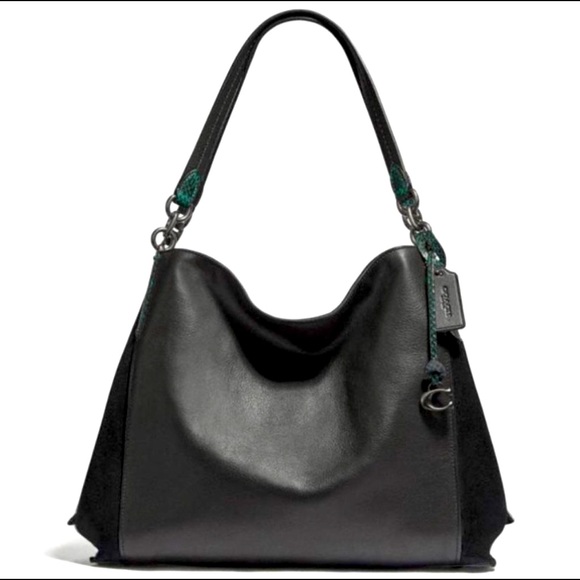 Coach Handbags - Coach Dalton 31 black tote with gunmetal hardware